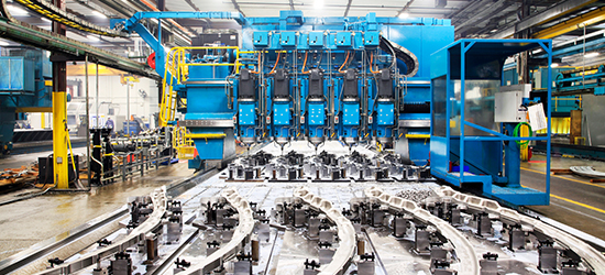 Factory image to illustrate Holmes Noble case study for Pipelining Project