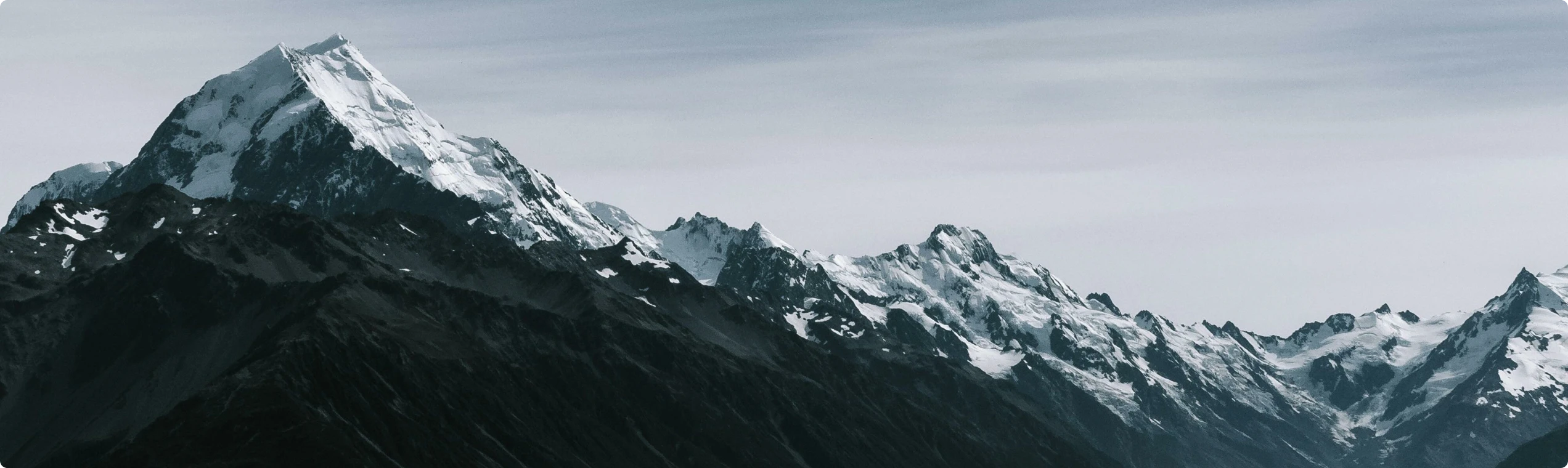 Snow-capped mountains